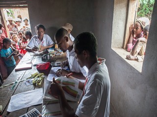 banco registrazione visite nutrizionali nei villaggi